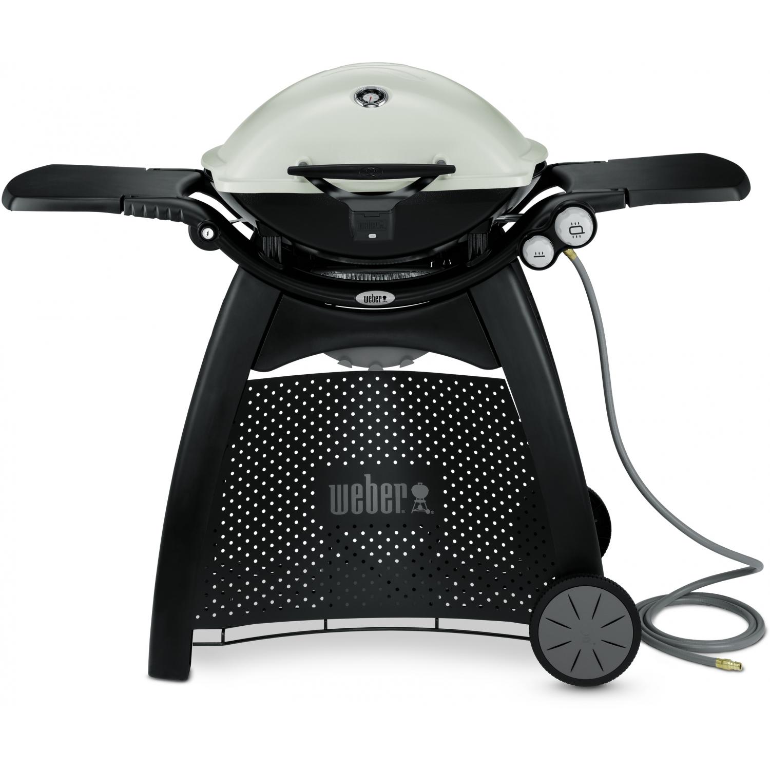 Weber Q 3200 Natural Gas Grill On Cart - Titanium