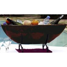 Alfresco Home Nave Beverage Cooler - Cognac