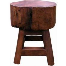 Groovy Stuff Teak Wood Stump Bar Stool - 18 Inch - TF-267-18