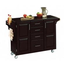 Home Styles Large Kitchen Cart With Granite Top - Black - 9100-1044