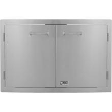 Lion 33 X 22 Stainless Steel Double Access Door With Towel Rack