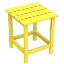 Poly-Wood Recycled Plastic Wood Long Island Adirondack End Table - 15 Inch Square