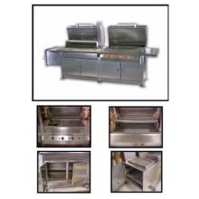 Texas Barbecues 800s Hybrid Grill W/ Enclosed Base NG