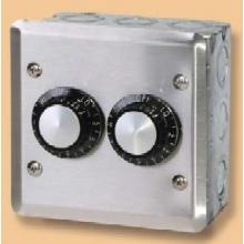 120V Double Input Regulators Stainless Steel Wall Plate And Deep Gang Box