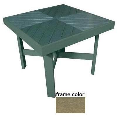 Eagle One Recycled Plastic Carmel Table - Driftwood