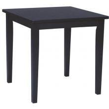International Concepts Dining Essentials 30 Inch X 30 Inch Solid Wood Table - Black - T46-3030