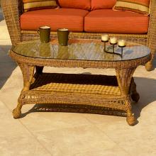North Cape International Port Royal Wicker Coffee Table