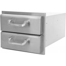 Kingston Raised Series Double Access Drawer Side View
