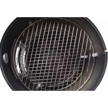 Inside View Showing Cooking Grids and Water Pan