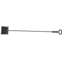 UniFlame 35 Inch Black Fireplace Brush With Key Handle