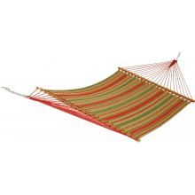 Pawleys Island QGN01 Large Quilted Fabric Hammock - Trellis Garden Stripe