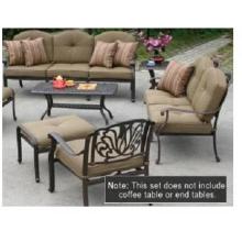 Darlee Elisabeth Aluminum Lounge Set