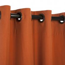 Sunbrella Outdoor Curtain With Grommets By Hatteras Outdoors - 52 1/2 X 84 Inch - Rust