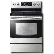 Samsung FTQ353IWUX 5.7 Cu Ft. 3-Fan Convection Electric Range W/ Warmer Drawer - Stainless Steel