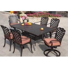 Darlee Del Mar 6-Person Patio Dining Set - Antique Bronze