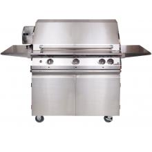 PGS Gas Grills Legacy Pacifica Gourmet 36 Inch Propane Gas Grill With Rotisserie On Cart