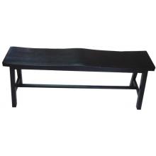 International Concepts Dining Essentials Saddle Seat Bench - RTA - Black - BE46-27