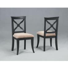 Powell Furniture - Masterpiece Antique Black Game Chair, 19-1/2 Inch Seat Height - 2 Pcs In 1 Carton - 311-257