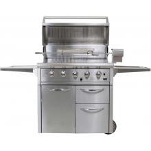 OCI Elite 36-Inch Gas Grill On Cart With Rotisserie � Open