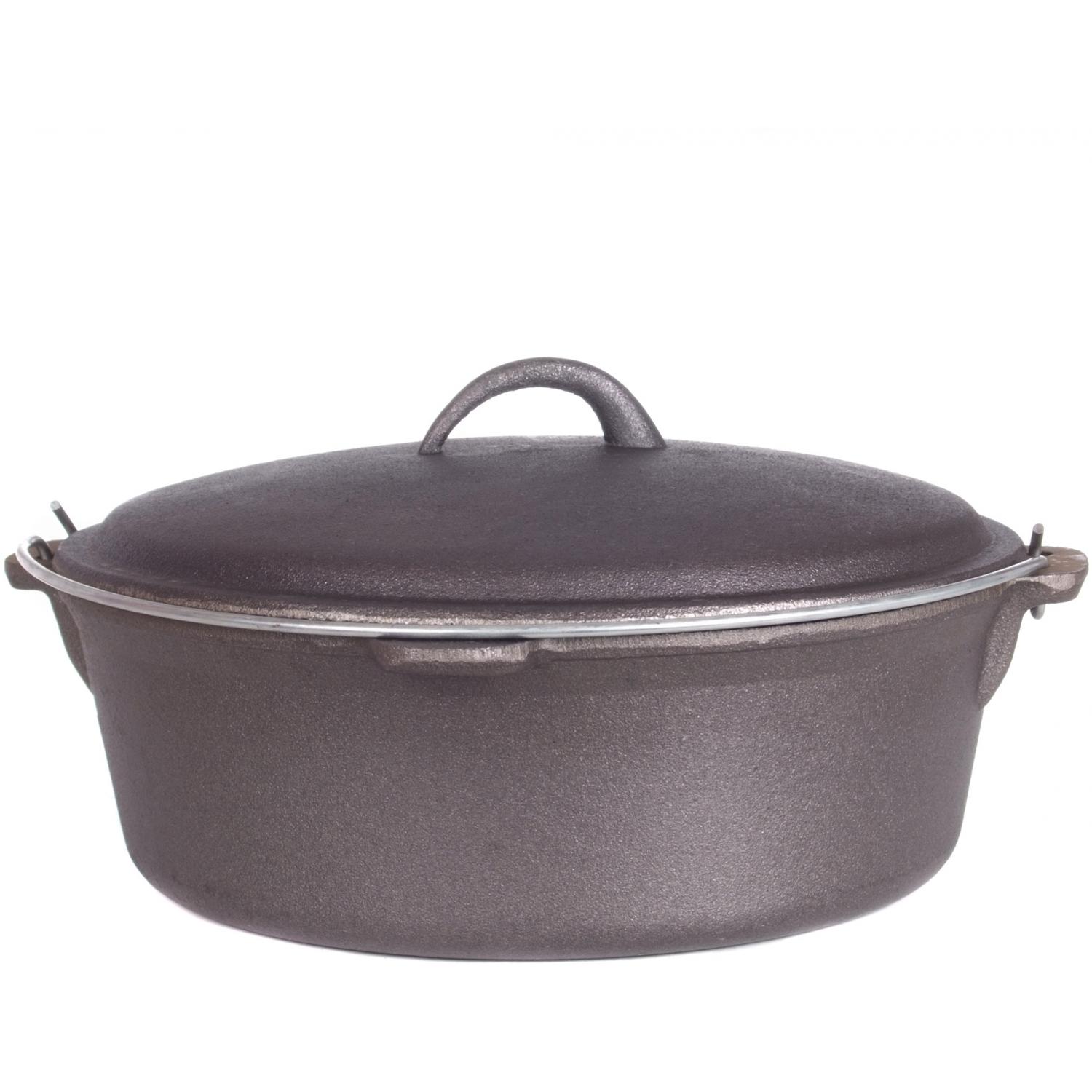 Cajun Cookware Dutch Ovens 6 Quart Cast Iron Dutch Oven