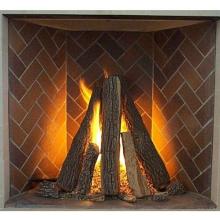 Rasmussen Gas Logs 24 Inch Rumford Tipi Vented Log Set With Tipi/Andiron Burner And Manual Safety Pilot