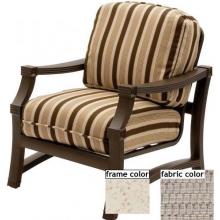 Suncoast Devereaux Deep Seating Leisure Chair With Fringe - Pebble Frame And Bally Fabric