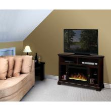 Dimplex GDS25E1055G 52-Inch Brookings Electric Fireplace Media Console With Glass Ember Bed