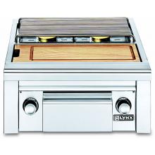 Lynx Double Natural Gas Side By Side Burner LSB2PC-1-NG Built In With Prep Center