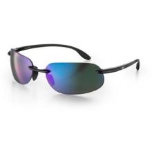 Old Harbor Outfitters Atlantis Sunglasses, Black W/ Blue Mirror NXT Lenses