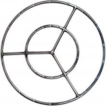 24 Inch Stainless Round Double Fire Pit Ring