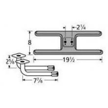 Cast Iron H Twin, Centered, 2.25 Inch Offset Burner 21002-77202