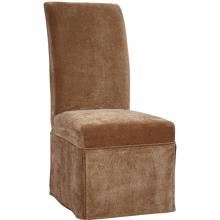 Powell Furniture - Pecan Chenille Skirted Slip Over - Pack 1 (Fits 741-440 Chair) - 741-202Z
