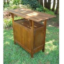 International Caravan Wood Collection Wood Bar Table
