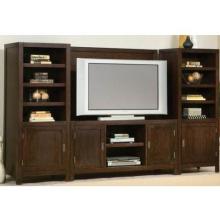 Home Styles City Chic 4 Piece Entertainment Unit - Espresso - 5536-44