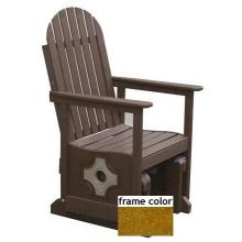 Eagle One Recycled Plastic Smithton Glider Chair - Cedar