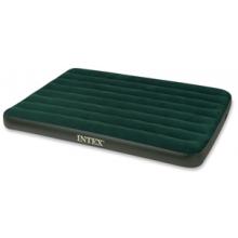 Intex Prestige Downy Air Bed, Green, Full, With 4D Pump