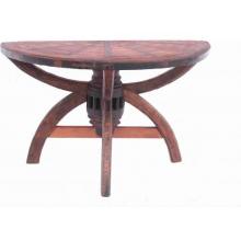 Groovy Stuff Teak Wood Half-Wagon Console Table - TF-723