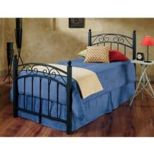 Hillsdale Willow Textured Black Metal Bed Set With Frame - Twin - 224BTWR