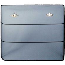UniFlame 43 Inch Black Sparkguard With Brass Handles
