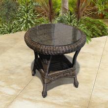 North Cape Augusta End Table W/ Aluminum Frame