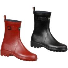 Le Chameau Boots Ladies Low Fashion Rubber Boot - Black Size 7