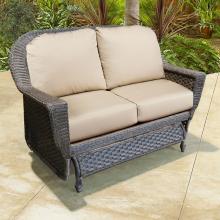 North Cape International Augusta Resin Wicker 2 Person Glider