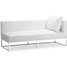 Zuo Modern Atom Bench White (left Arm Facing) 900321L