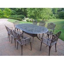 Oakland Living Mississippi Oval 9 Piece Dining Set - 82 X 42 Inch