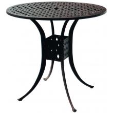 Darlee Series 30 Cast Aluminum Outdoor Patio Bar Table - 42 Inch Round - Antique Bronze