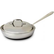 All-Clad Stainless 9-Inch French Skillet With Domed Lid