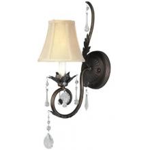World Imports Berkeley Square Collection Wall Sconce Single Light Fixture In Weathered Bronze Finish - 1 Bulb - 754-62