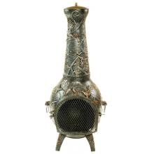 Oakland Living Hummingbird 54 Inch Chimenea - Antique Pewter