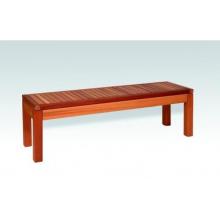 16 X 55 Inch Rectangle Western Red Cedar Chair With Exterior Stain Finish By Cedar Delite