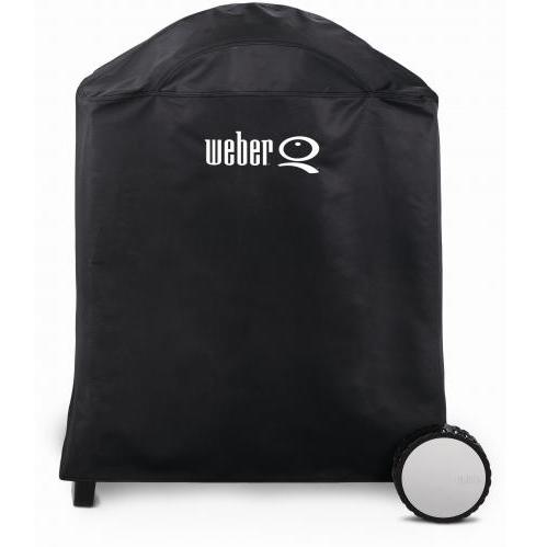 Weber Q 6552 Premium Vinyl Grill Cover For Q200 & Q220 (when Used With Cart)